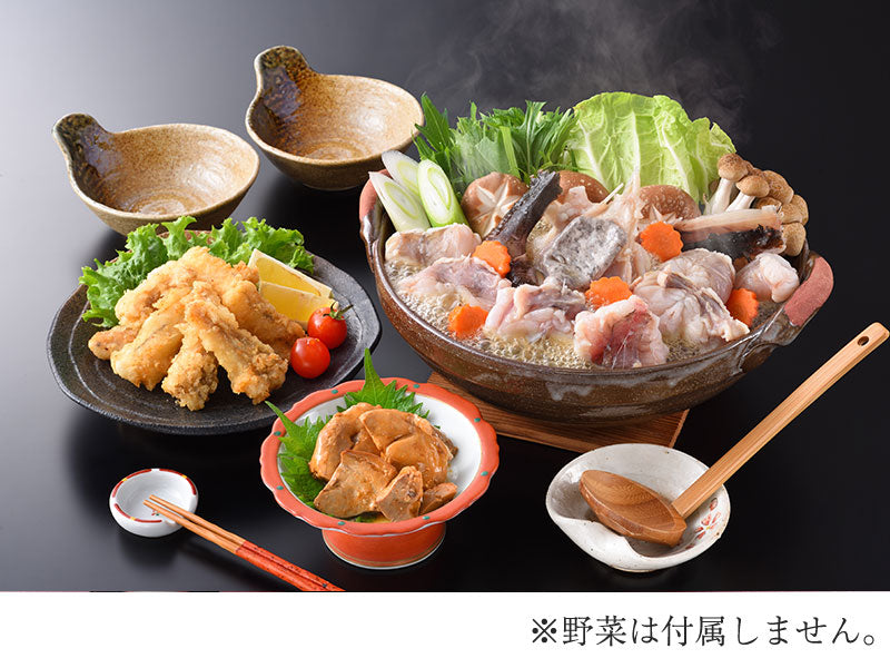 あんこう料理セット（あんこう500g、あんこう骨なし唐揚げ200g