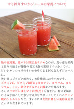 画像をギャラリービューアに読み込む, 国産厳選 スイカジュース 100%ストレート 100g×15袋セット 冷凍 すり絞り製法 完全無添加 すいか、西瓜 ベルファーム