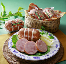 画像をギャラリービューアに読み込む, 明宝ハム3種類の詰合せ(明宝プレスハム、瑞峰ハム、スモークドハム)