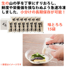 画像をギャラリービューアに読み込む, 丹波篠山産 山の芋 味とろろ1箱 YT60(60g×15袋)【山芋】【河南勇商店】