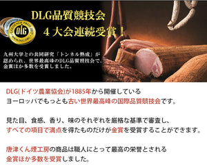 唐津くん煙工房 トンネル氷零下熟成 7種 8点セット(白カビ粉雪サラミ,燻しベーコンブロック、パプリカリヨナー、リヨナーステーキトマト＆チーズ,ロースハムブロック,桜スモークハムブロック,仕込み生ハムコッパ)