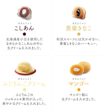 画像をギャラリービューアに読み込む, クリスタル・クリア・ケーキ Crystal-Clear Cake 40g×12種セット（こしあん・黒蜜きなこ・ふじりんごクリーム・マンゴー・プラム・カフェオレ・ブルーベリー・いちごみるく・紅いも・豆乳・抹茶・モンブラン）【さささ堂】【長岡の和菓子】
