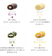 画像をギャラリービューアに読み込む, クリスタル・クリア・ケーキ Crystal-Clear Cake 40g×12種セット（こしあん・黒蜜きなこ・ふじりんごクリーム・マンゴー・プラム・カフェオレ・ブルーベリー・いちごみるく・紅いも・豆乳・抹茶・モンブラン）【さささ堂】【長岡の和菓子】

