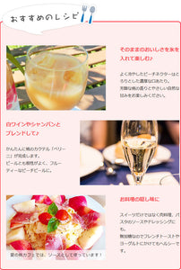 ジュエリーピーチ 農園の完熟ジュースセット 完熟ピーチネクター 500ml×2本【やまなし内藤農園】