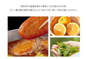 吉之助キッチン 8種の彩りフレーバーさつまあげ（特上揚/さつま芋/ゆず皮/知覧緑茶/あおさ/赤唐辛子/豆入り/ちりめんじゃこ）×2個セット【鹿児島県知事賞を受賞】