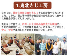 画像をギャラリービューアに読み込む, 国産きじ肉 鬼北熟成きじ鍋セット 3～4人前（きじ肉・きじだんご・スープ）【鬼北きじ工房】【愛媛県鬼北町】【キジ鍋】（送料無料※北海道、東北、沖縄へは別途送料）
