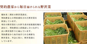 霜月野沢菜 6袋セット【味噌・漬物蔵元 稲垣来三郎匠】