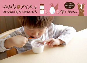 みんなのアイス 6種各2個 計12個セット（ブルーベリー・いちご・宇治抹茶・マンゴー・福井梅・ゆず）【アレルギー特定原材料7品目ゼロ】【脂肪分ゼロ】【福井県産サトイモ使用】