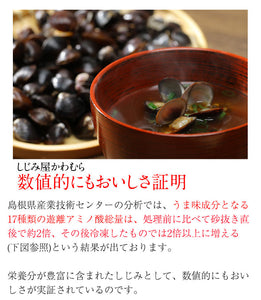 宍道湖産 しじみラーメンセット（4人前） K-77【河村食材】