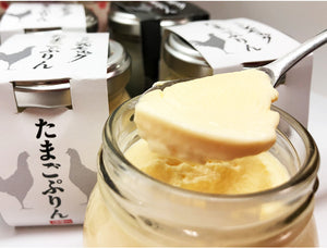 青森シャモロックの卵で作った2種のプリン8個セット（たまごプリン、黒ごまプリン各4個）【金賞受賞】【グローバルフィールド】