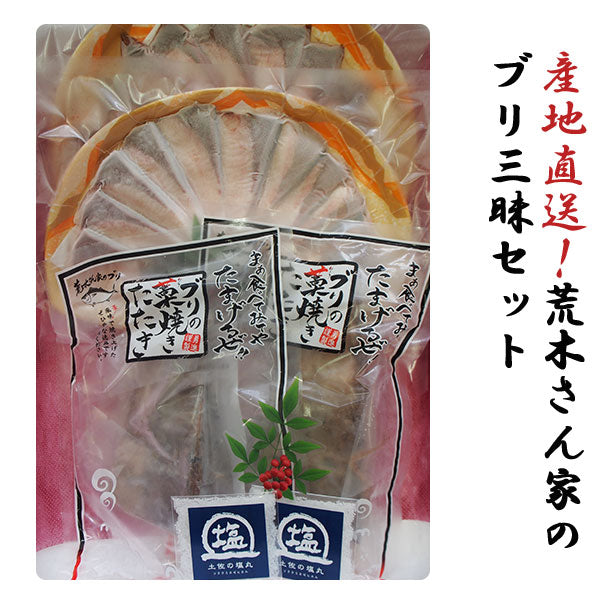 ブリ三昧セット（藁焼きたたき2袋600g、ブリしゃぶ2袋150g）【勇進】【荒木さん家の鰤】